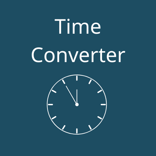 Time Converter Tools Help Time Converter Tools Help